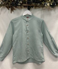 CAMISA AIMAR LINO VERDE AGUA