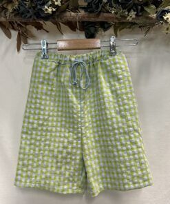 SHORT VICHY VERDE