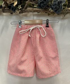 SHORT VICHY CORAL