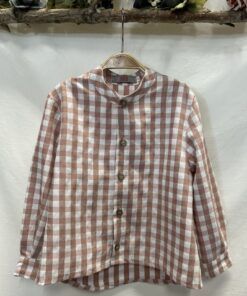 CAMISA AIMAR CUELLO MAO VICHY ROSA