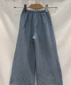 PANTALÓN VOLANTE TURÍN AZÚL