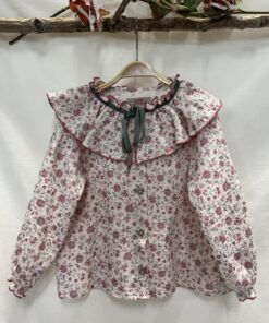 BLUSA DANIELA BAMB. FLOR MAGENTA