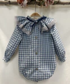 PELELE DANIELA VICHY AZÚL PUNTILLA