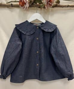 JIMENA CUELLO BOBO DENIM AZÚL