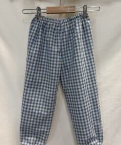 PANTALÓN BOMBY VICHY AZÚL