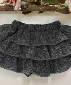 RANITA SURI ESPIGA GRIS 3 VOLANTES