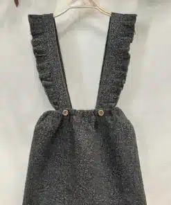 FALDA CLARA ESPIGA GRIS